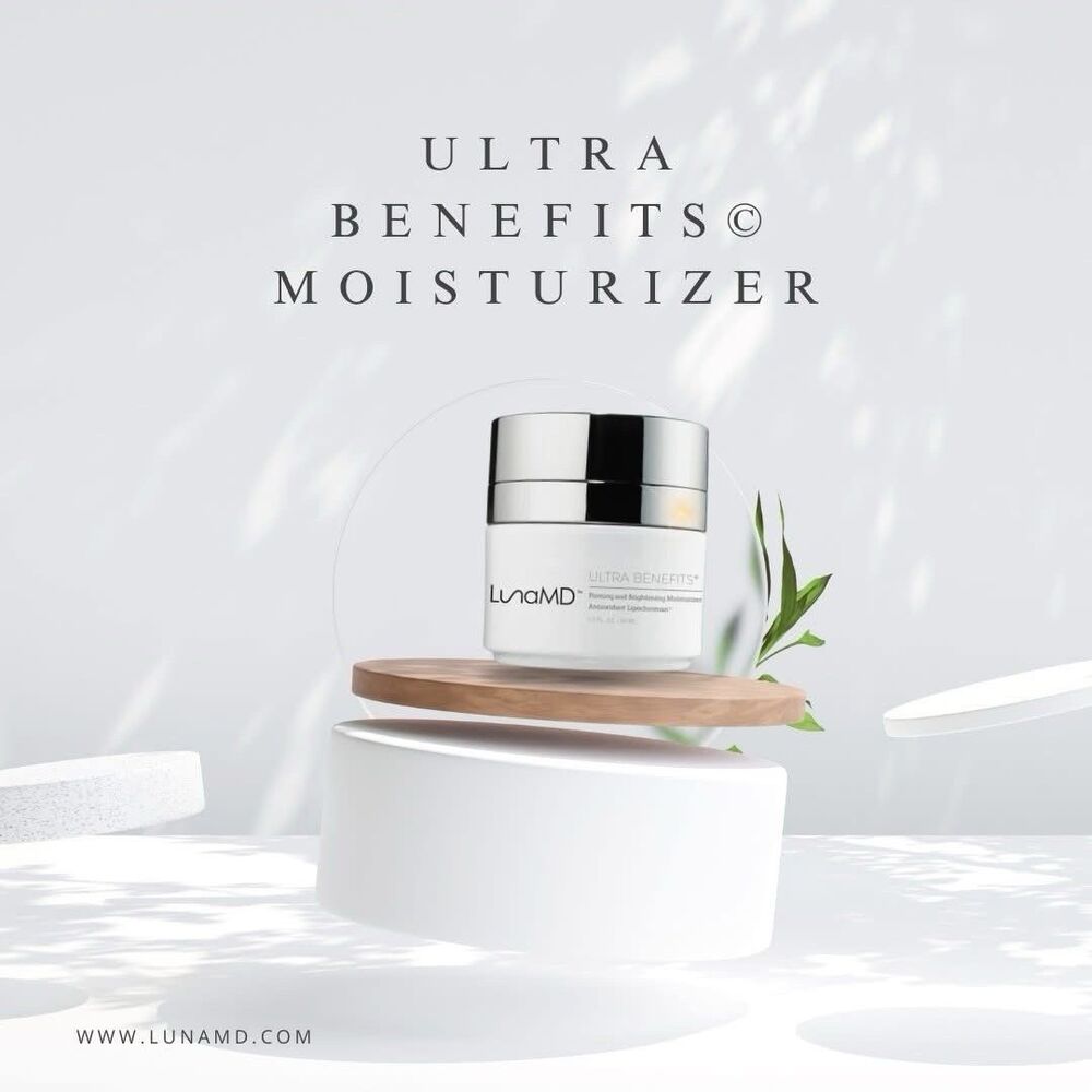 NEW LunaMD Ultra Benefits Moisturizer 1.7oz Firming Brightening Anti-Aging Lift